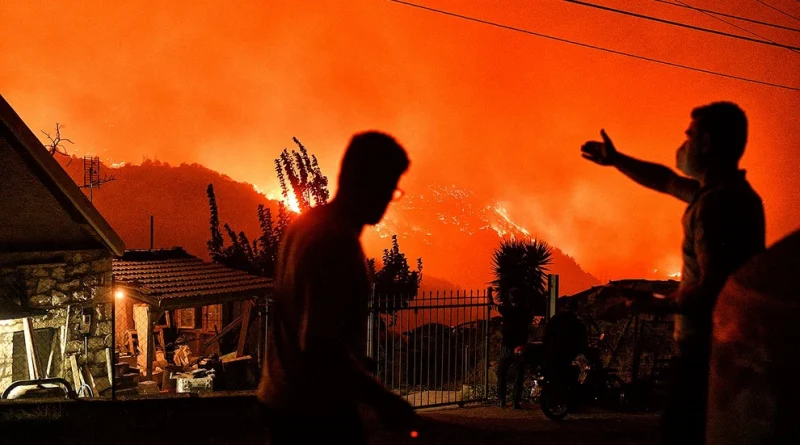 φωτιά στο Ξυλόκαστρο