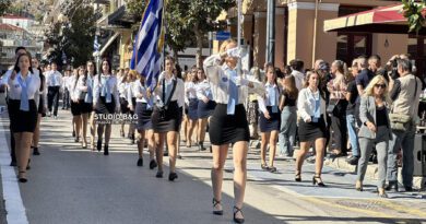 Η μαθητική παρέλαση στο Άργος