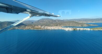 Ερμιόνη: Πρώτη πτήση της Hellenic Seaplanes πάνω από τη μαγευτική Πελοποννησιακή Ριβιέρα!