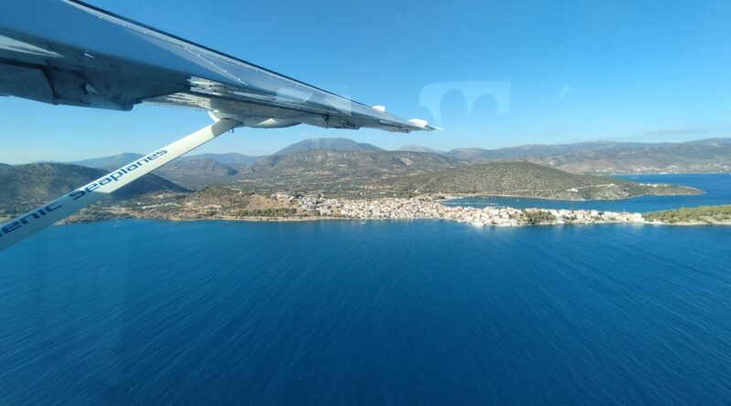 Ερμιόνη: Πρώτη πτήση της Hellenic Seaplanes πάνω από τη μαγευτική Πελοποννησιακή Ριβιέρα!