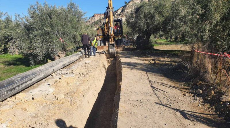 Κατασκευή αρδευτικού έργου στο Δυτικό Ξυλόκαστρο